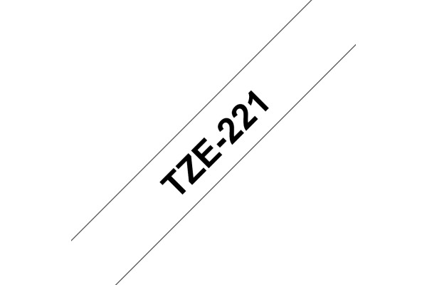 PTOUCH Band, laminiert schwarz/weiss TZe-221 PT-1280VP 9 mm