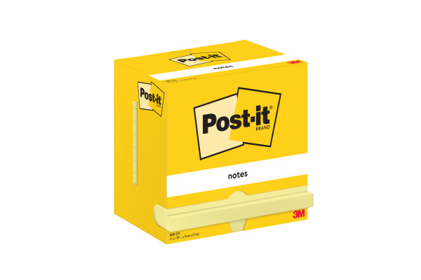 POST-IT Block 76x127mm 655 CY Gelb 12x100 Blatt