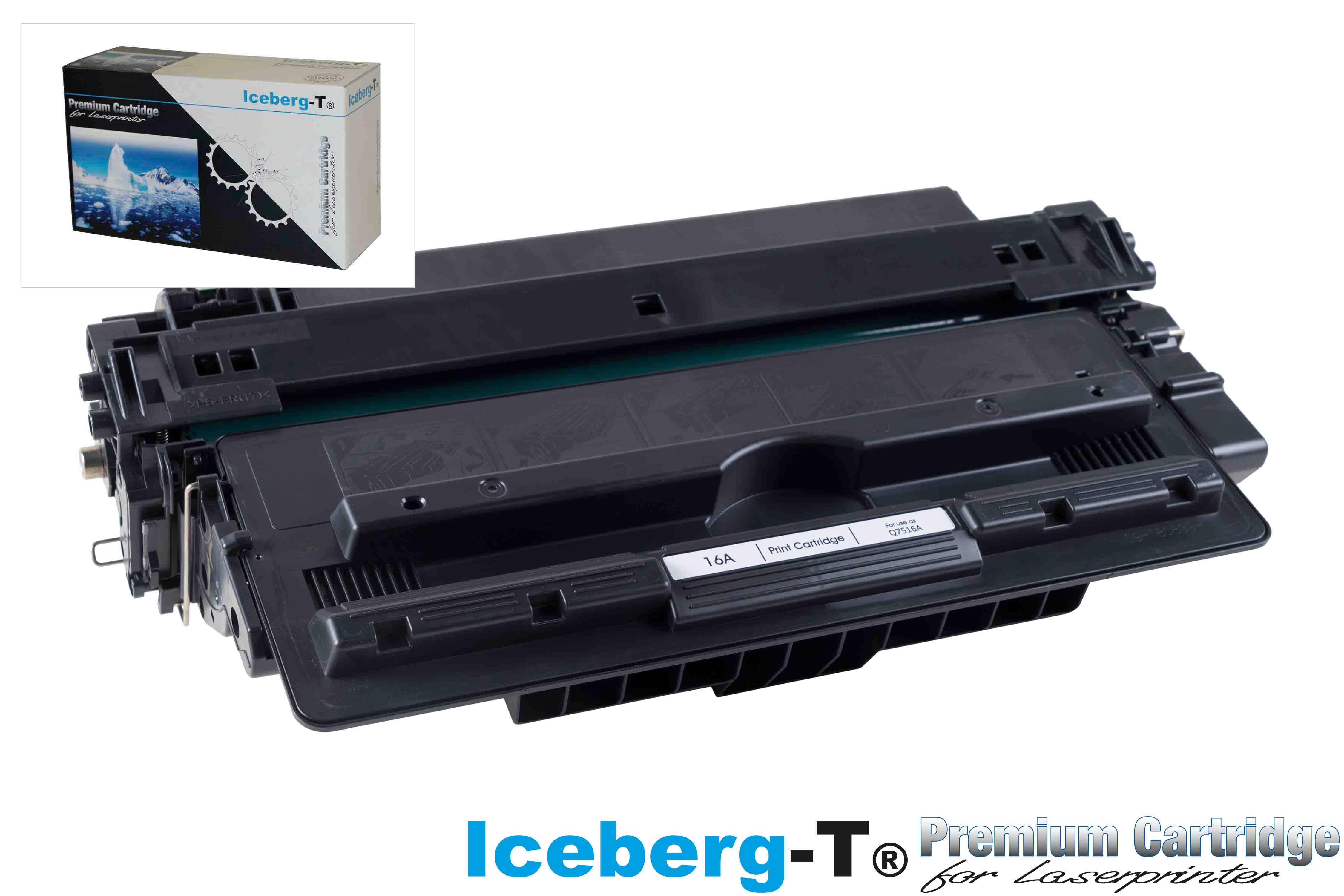 Iceberg-T Toner Q7516A 12'000 Seiten, schwarz