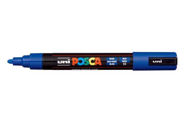 POSCA Marker 1.8-2.5mm PC-5M blau, Rundspitze