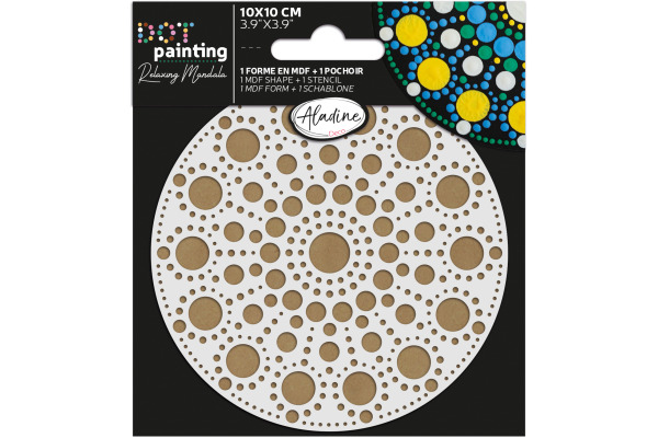 ALADINE Dot painting Punktmalerei 85500 Form & Schablone 10cm