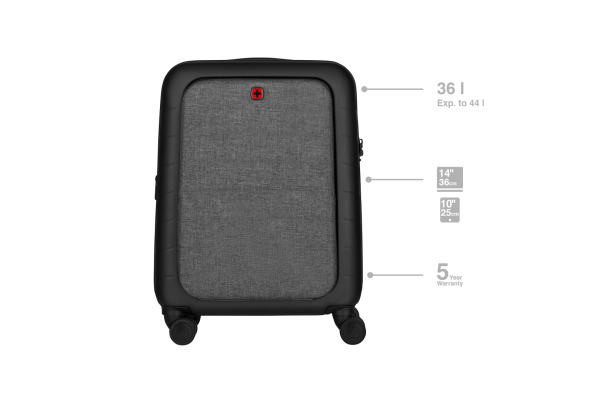 WENGER Syntry Carry-on 44L 610163 black/grey