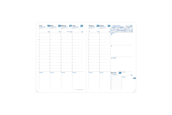 QUO-VADIS Agenda Club Consul 2027 024077Q 1W/2S schwarz FR 21x29.7cm