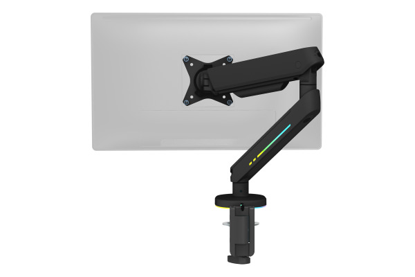 DELTACO RGB Single Monitor Arm GAM-134 remote Ctrl. Black