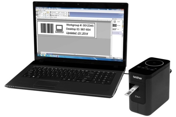 PTOUCH Beschriftungsgerät PT-P750W inkl. Adapter und Band