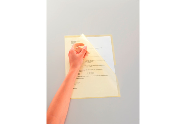 LEITZ Sichtmappen Premium A4 41000025 rot, 0,15mm 100 Stück