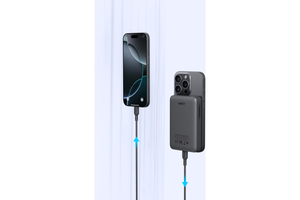 AUKEY MagFusion 10000mAh PB-MS04 G Powerbank Wireless Grey