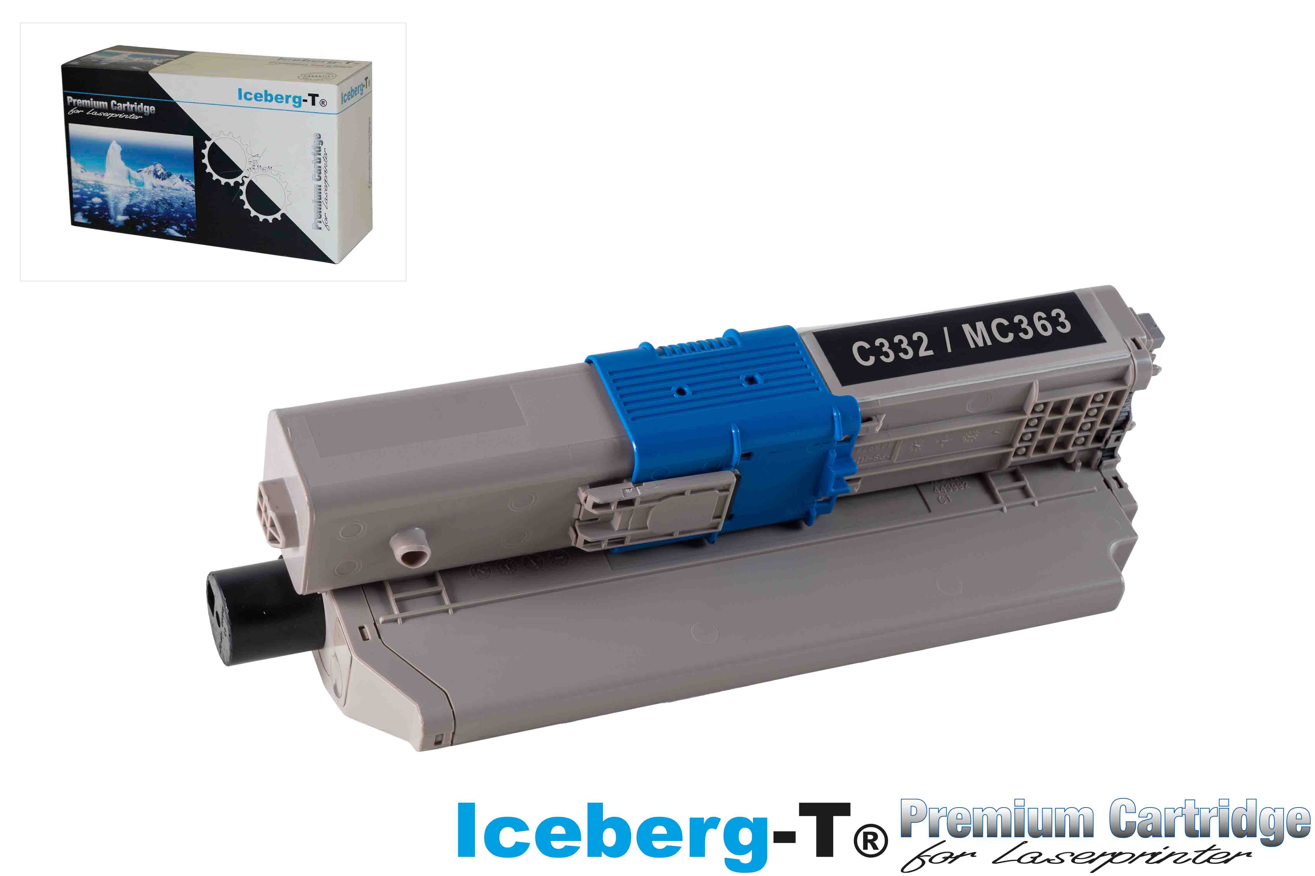 Iceberg-T Toner OKI C332DN/ MC363DN 3'500 Seiten, schwarz