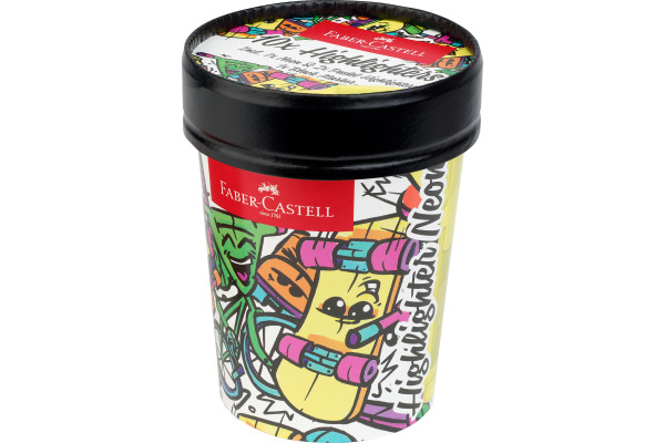 FABER-CA. Leuchtstift Icecream cup 1-5mm 254695 Superfluorescent 10 Stück