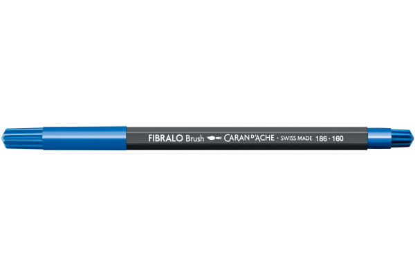 CARAN D'A Classic Fibralo Brush 186.160 kobaltblau