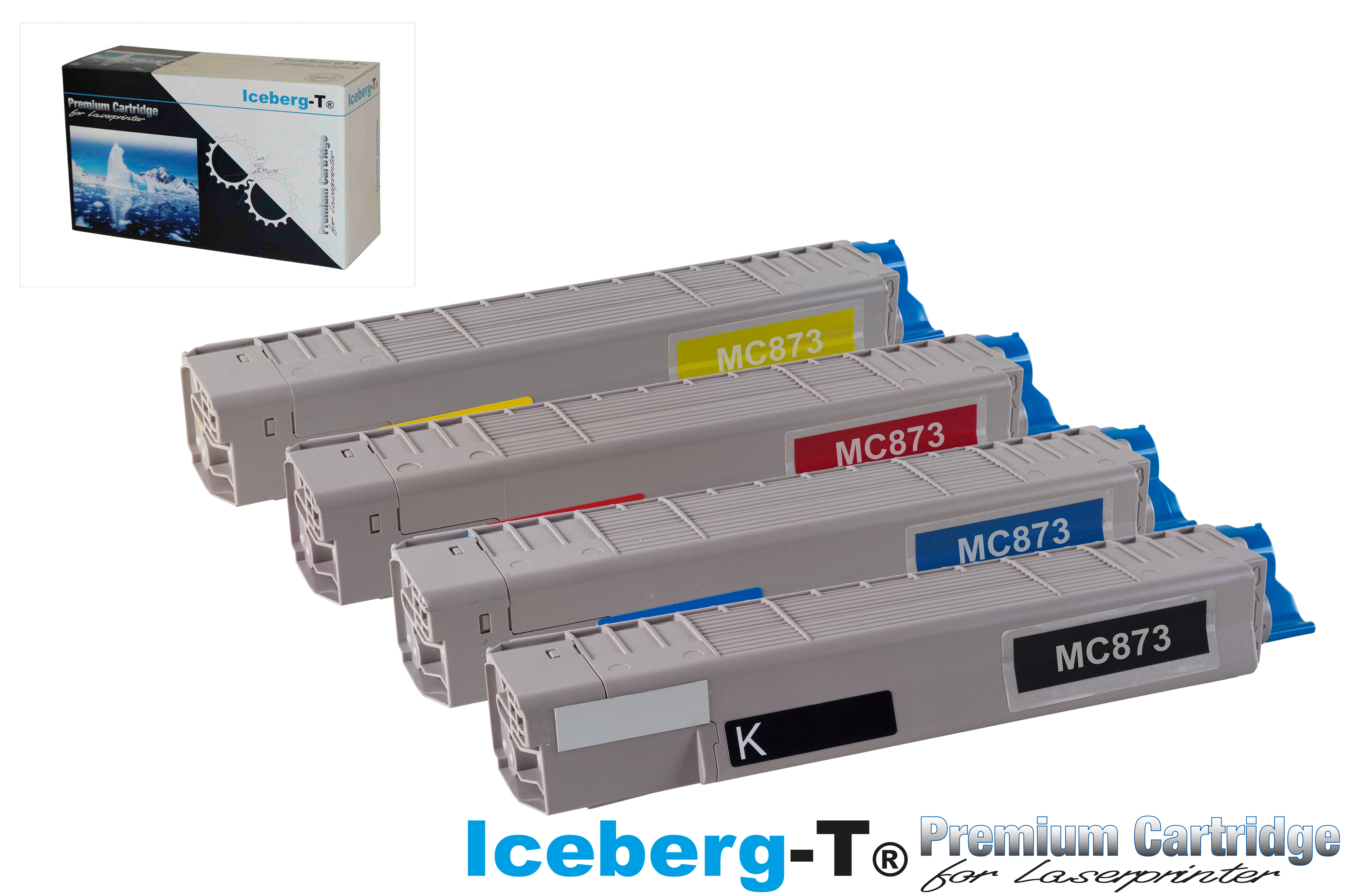 Iceberg-T Toner SET MC873 Set mit allen vier Farben