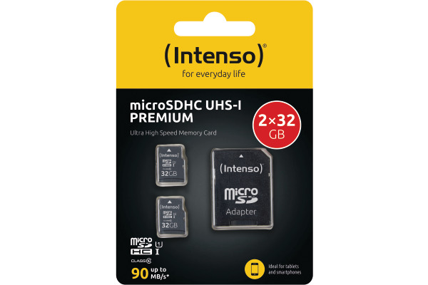 INTENSO Micro SD class 10 2x32GB 3423482