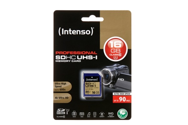 INTENSO SDHC Card PRO 16GB 3431470 UHS-I