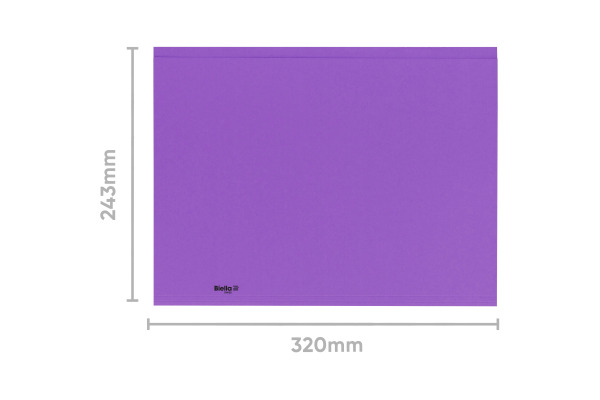 BIELLA Vertikalmappe Recycolor 25342741U 32x23,3/24,3cm, lila 100 St.