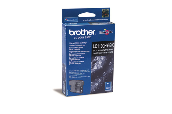 BROTHER Tintenpatrone HY schwarz LC-1100HY MFC-6490CW 900 Seiten