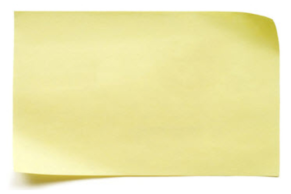 POST-IT Block 76x127mm 655-6 gelb/100 Blatt