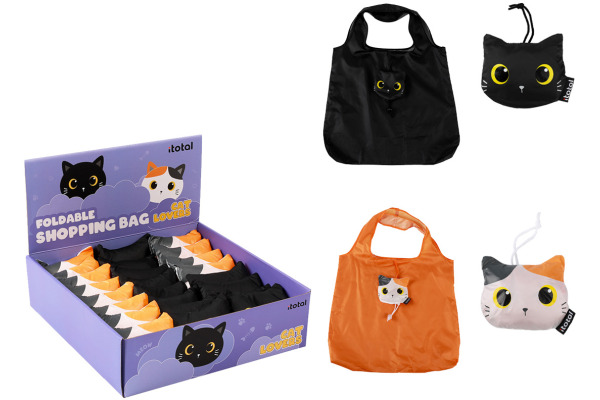 I-TOTAL Shopping Bag 75cm XL2660I Cats, assortiert