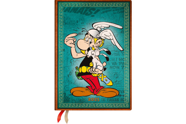 PAPERBLAN Agenda Asterix d. Gallier 2025 DHD6023 1W/2S VER Midi HC DE 12.5x18cm