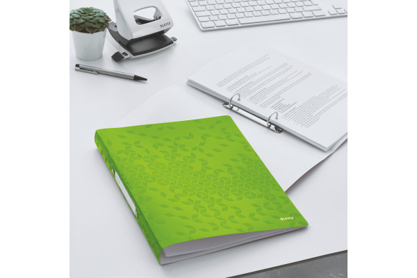 LEITZ Ringbuch WOW 3.2cm 42570054 2 Ringe grün A4+