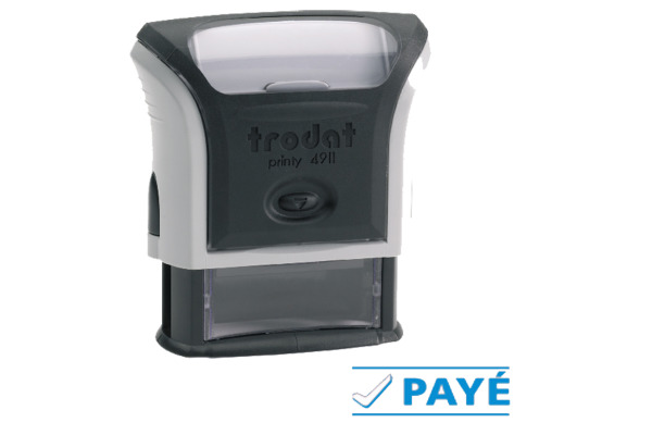 TRODAT Stempel PAYE 4911 blau