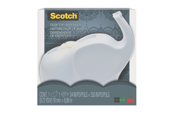 SCOTCH Dispenser Elephant 19mmx8,89m C43-ELPHT Inkl. 1 x Magic tape