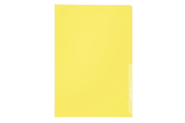 LEITZ Sichtmappen PP A4 40000015 gelb, 0,13mm 100 Stück