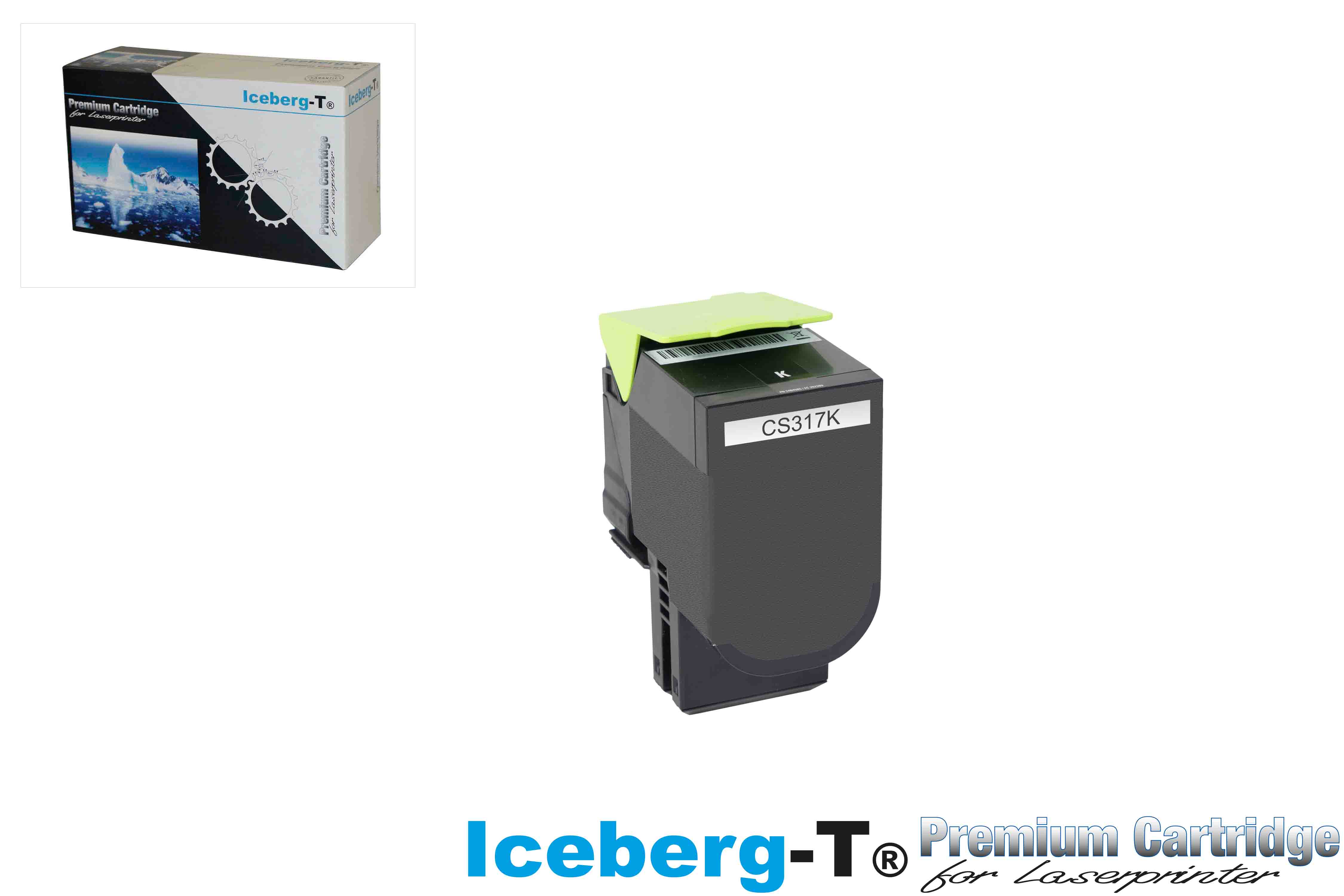 Iceberg-T Toner CS317 / 417 / 517 3'000 Seiten, black