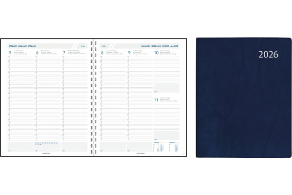 AURORA Agenda Alaska PAW Perl 2026 2711P 1W/2S ass. ML 21x27cm