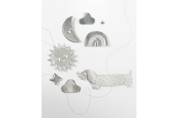 FOLIA DIY Alu Prägefolie 18x29.7cm 522 silber, extra strong 3 Blatt