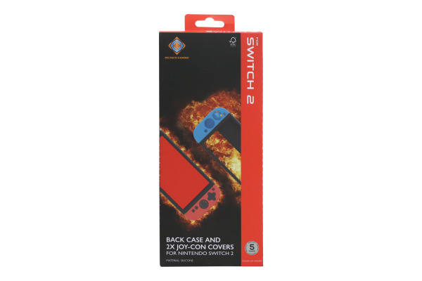 DELTACO Back case and joycon covers GAM-192 NSW 2, Silicon