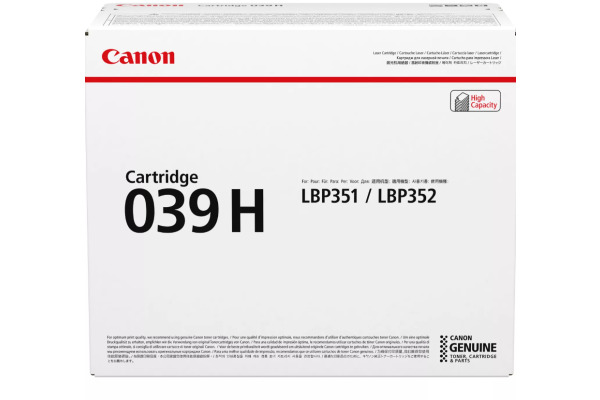 CANON Toner-Modul 039H schwarz 0288C001 LBP 351x/352x 25'000 Seiten