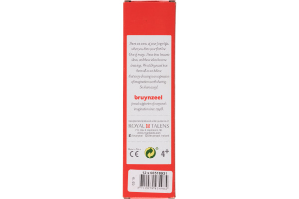 BRUYNZEEL Schulfarbstift Super 3.3mm 60516931 rot