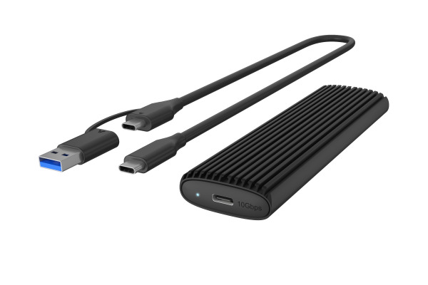 ICY BOX External Case M.2 NVMe & SATA IB1808MCT USB-C 3.2 G2 blk