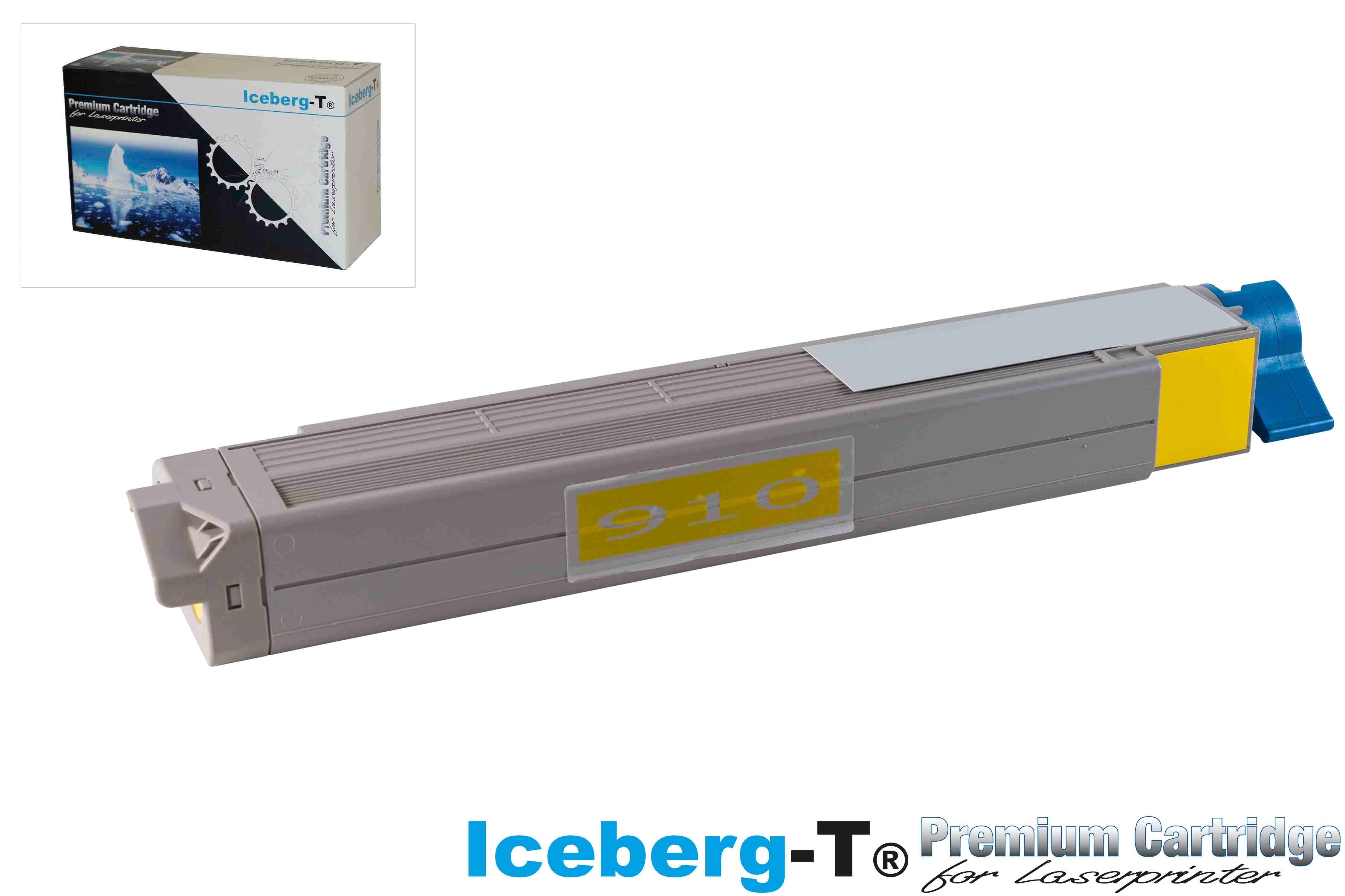 Iceberg-T Toner OKI C910 15'000 Seiten, yellow