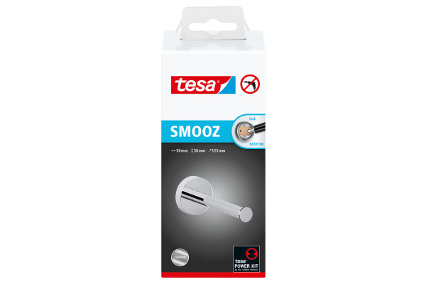 TESA Smooz WC-Ersatzrollenhalter 403280000 chrome, selbstklebend