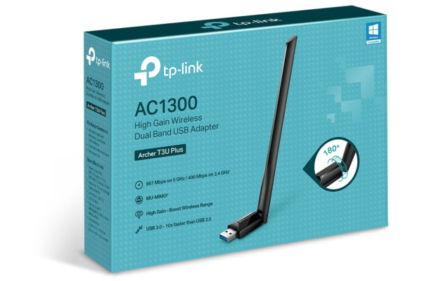 TP-LINK Wi-Fi USB Adapter ARCH.T3UP AC 1300 High Gain Dual Band