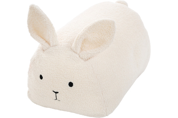 JABADABAD Sitzsack Hase 55x33x28cm K166 weiss