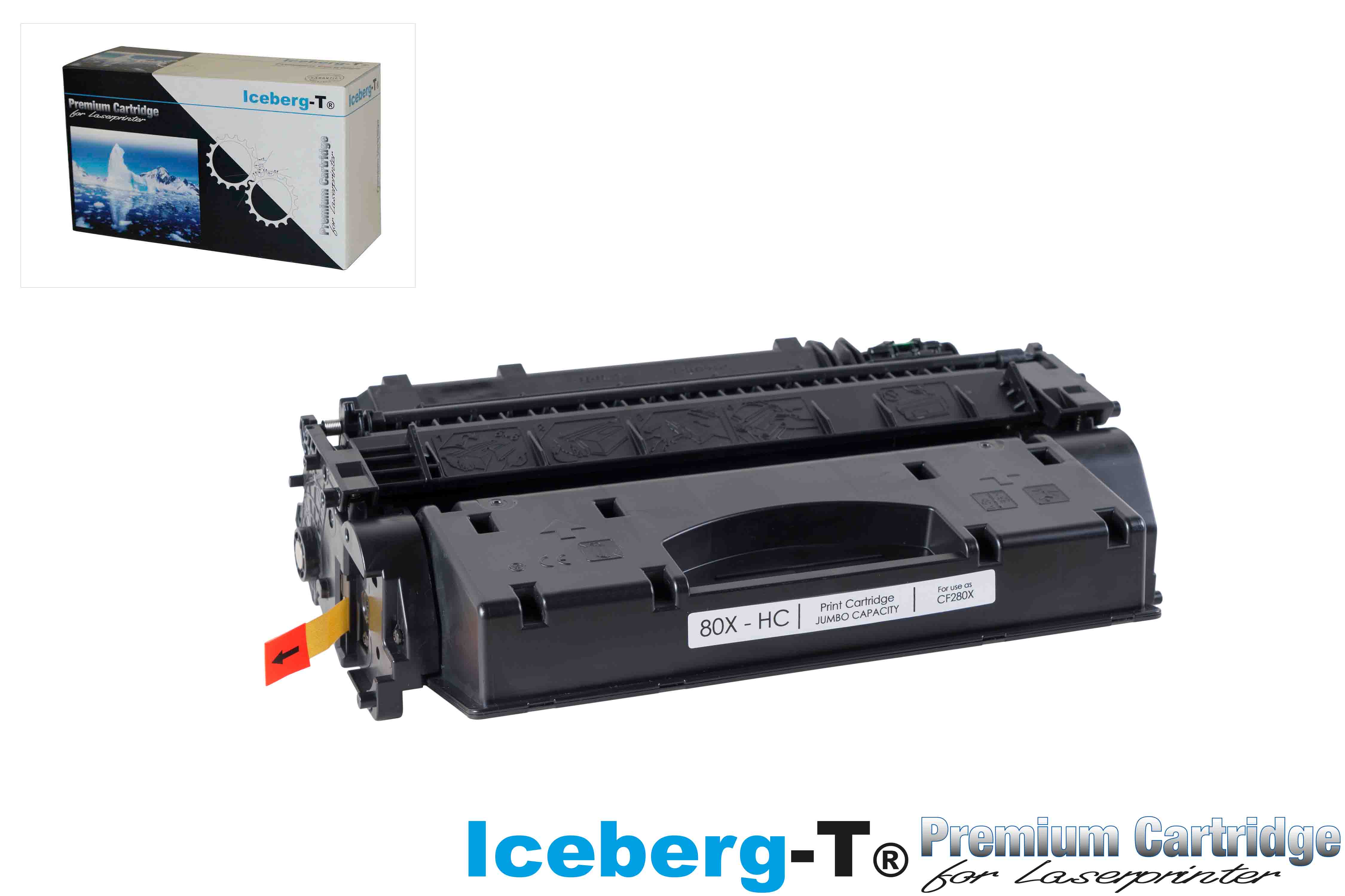 Iceberg-T Toner CF280X-HC 13'000 Seiten, schwarz