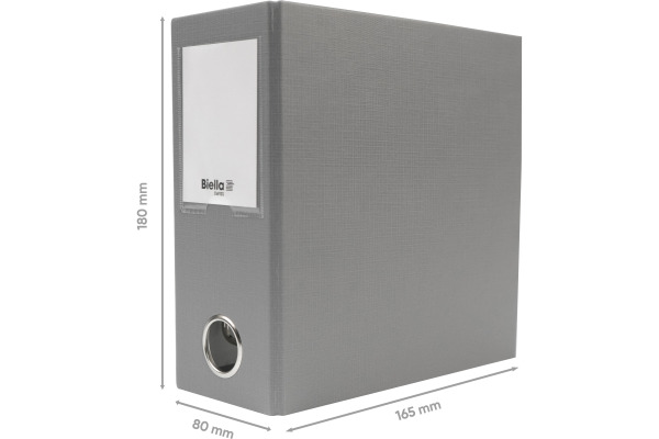 BIELLA Ordner 8cm 12060800U grau A6