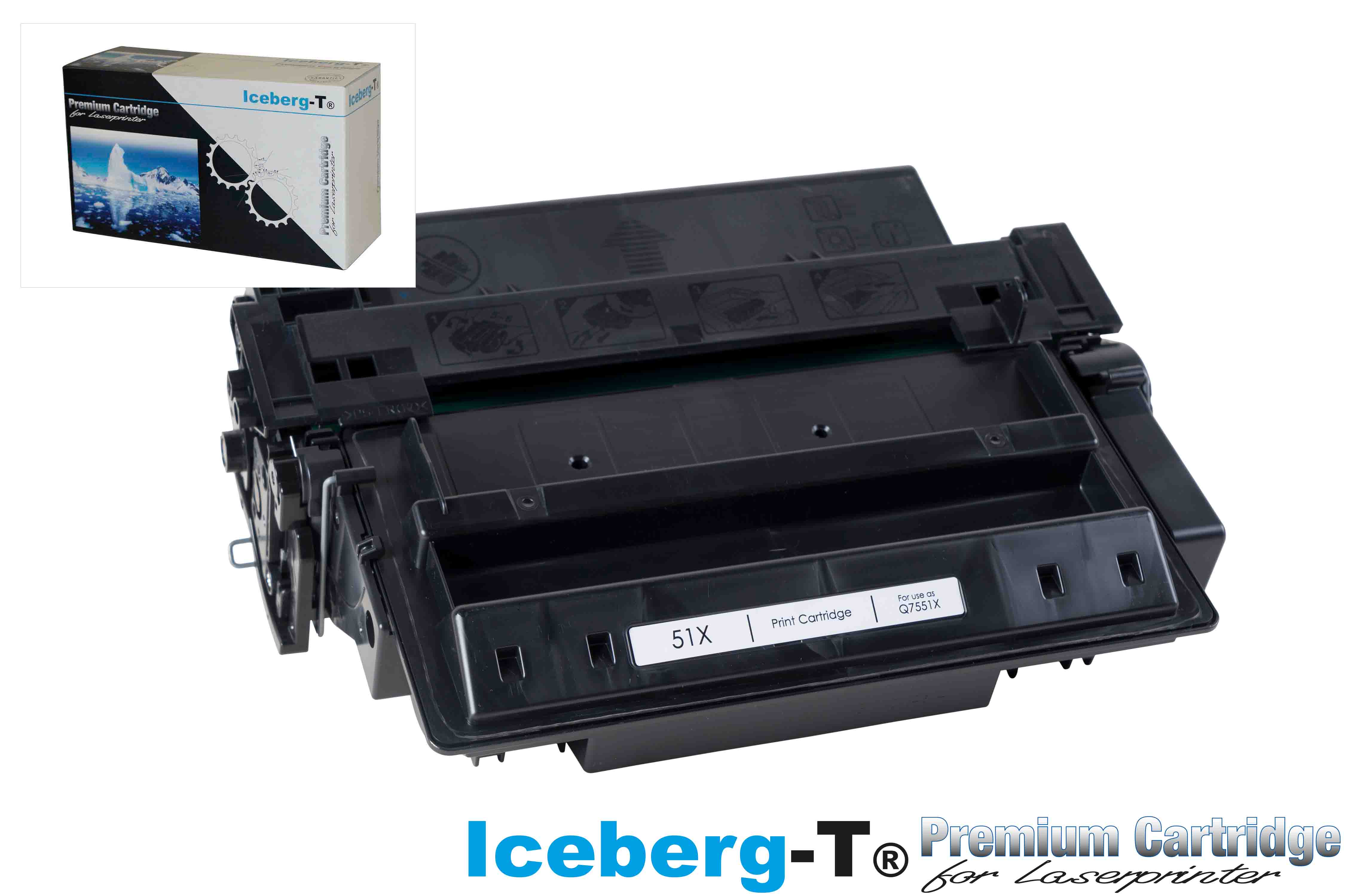 Iceberg-T Toner Q7551X 13'000 Seiten, schwarz