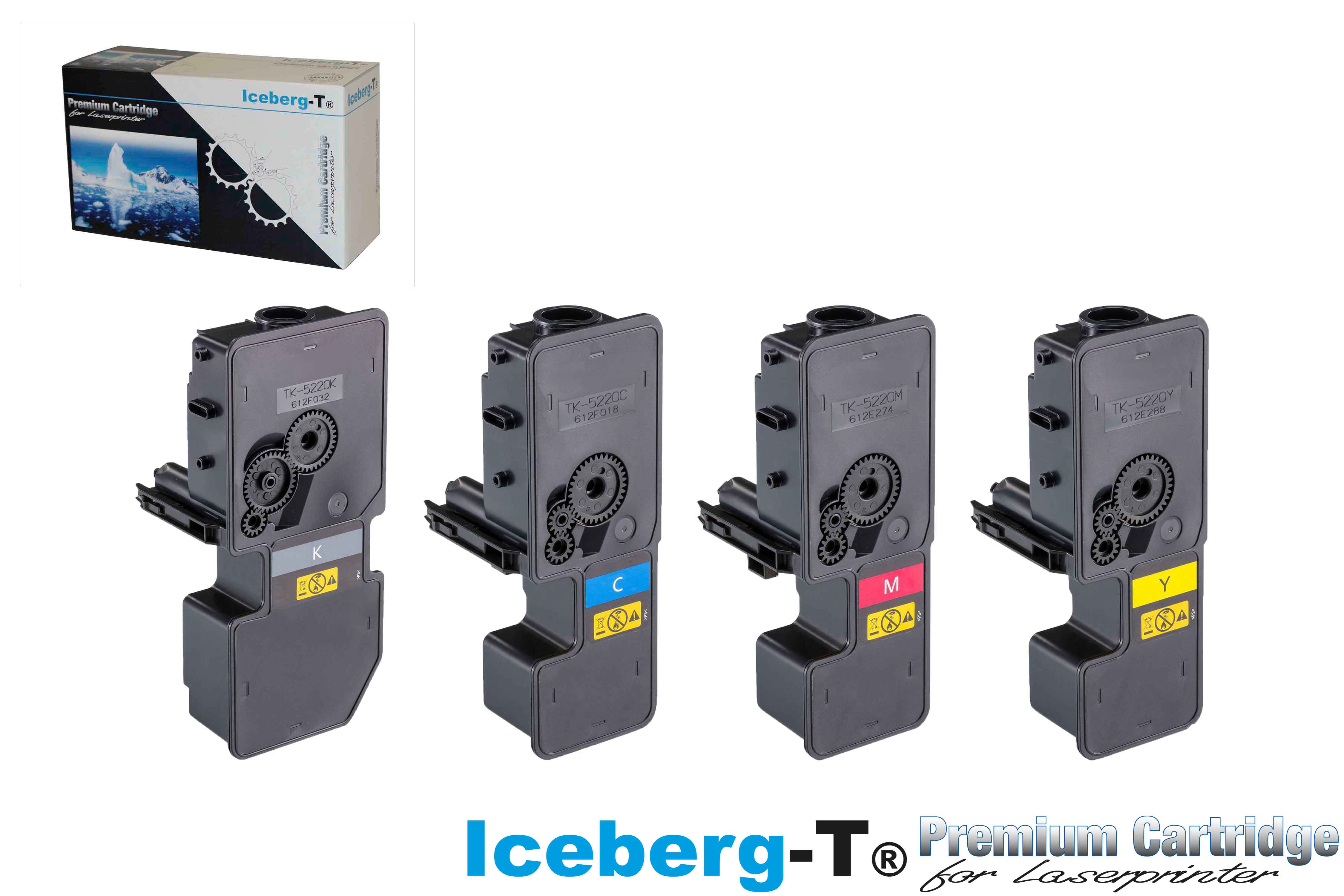 Iceberg-T Toner SET TK-5220 Set mit allen vier Farben