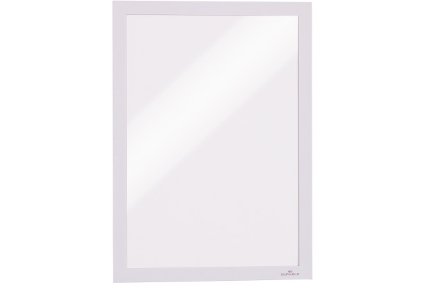 DURABLE Sichtfenster Duraframe A4 487202 weiss, selbstklebend 2 Stück