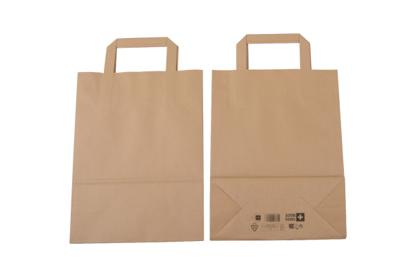 ELCO Tragetasche 22x10x29cm 7010102.2 mit Henkel, braun 50 Stück