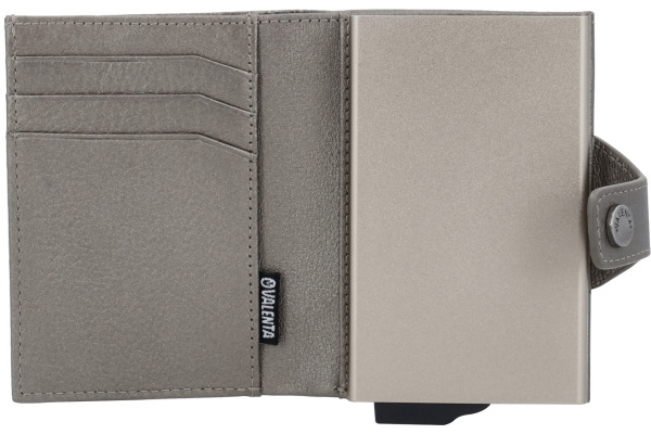 VALENTA Card Case Plus Wallet Luxe 589529 Metallic Bronze