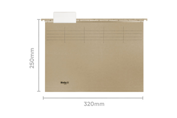 BIELLA Hängemappen-Set A4 27145525U beige 32x25cm 5 Stück