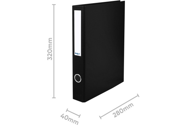 BIELLA Ringbuch Dinor-Quatro 5cm 12644402U 4 Ringe schwarz A4+