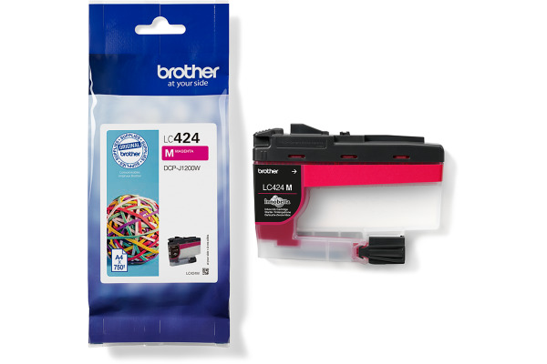 BROTHER Tintenpatrone magenta LC-424M DCP-J1200 750 Seiten