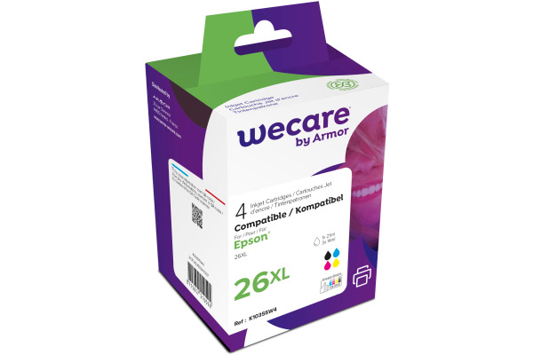 WECARE Multipack XL new built CMYBK T263640 z.Epson XP 700/800 21/3x14ml