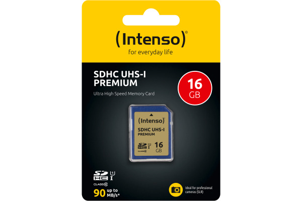 INTENSO SDHC Card PREMIUM 16GB 3421470 UHS-I