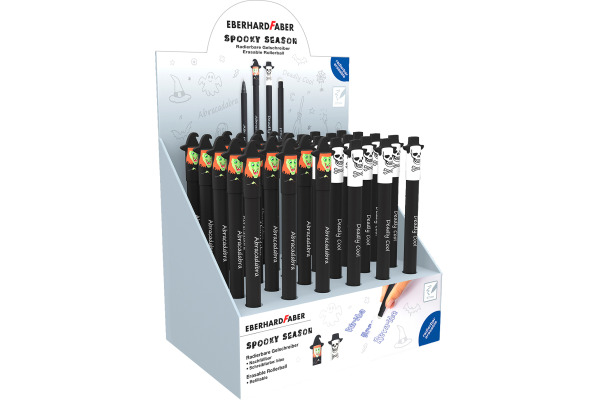 EBERHARD Gelschreiber Erase It Display 560172 Halloween Edition 30 Stück